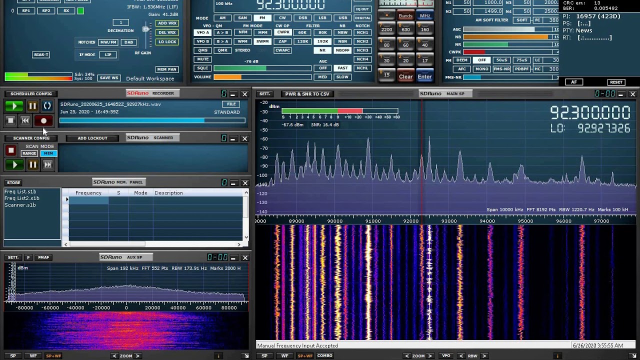 KTAR 92.3FM, Phoenix, AZ, E-Skip Reception, June 25, 2020, FM DX - YouTube