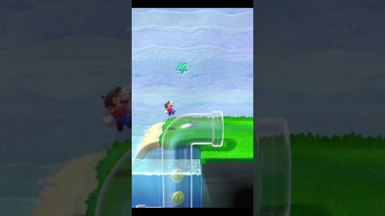 Origami Talking fish vs Mario