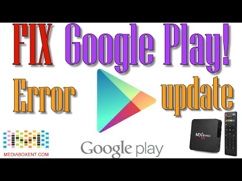 HOW TO FIX GOOGLE PLAY STORE ERROS