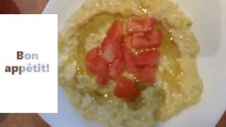 Baba Ghanouj With Zucchini- Zucchini Baba Ghanoush