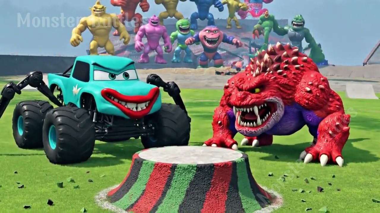 ALL MONSTERS Big & Small Cars with CAPUCHINO ZOMBIE & CAR EATER & BUS EATER – BeamNG Drive #02