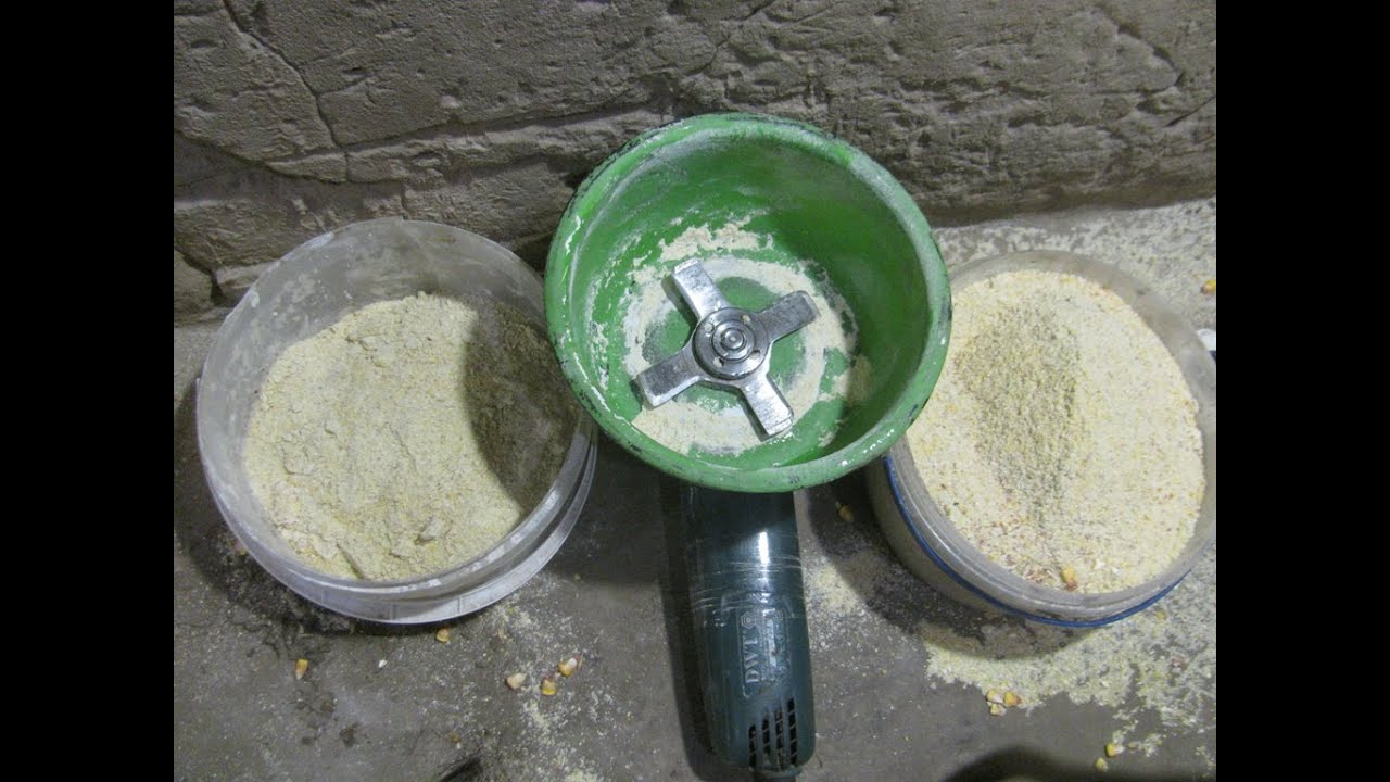 Универсальная мельница-крупорушка из болгарки и алмазного диска!