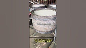 All these centrifuges contain stainless steel screens#centrifuge #minerals #mineralprocessing