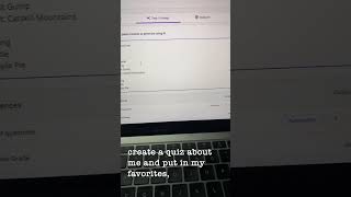 Create an All About Me quiz in seconds 👀