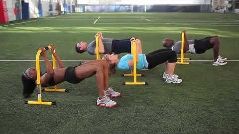 Lebert Fitness Dip Bar Stand   Original Equalizer Total Body Strengthener  Pull Up Bar Holder