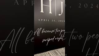 Our Large Wedding Welcome Sign + Seating Chart Slit Arch Duo | customboardsto.ca