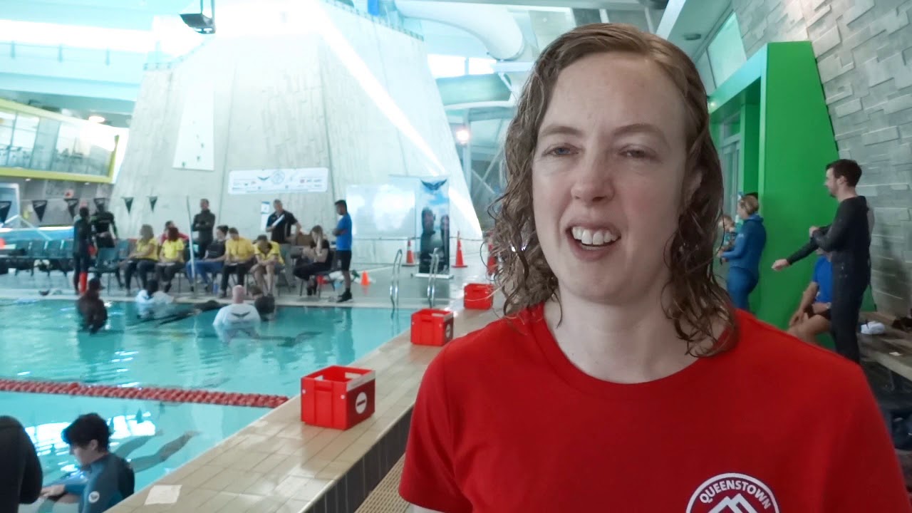 Freedivers compete at Queenstown pool