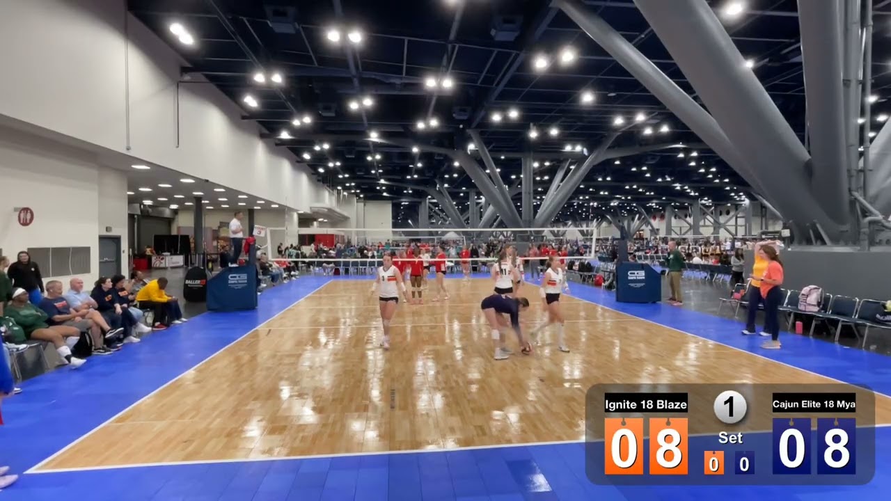 Ignite 18 Blaze vs Cajun Elite 18 Mya set 1 ~ 3/7/2026