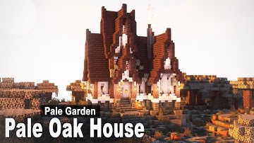 Minecraft: How to build a Pale Oak House | Easy Tutorial