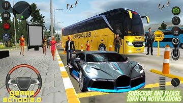 Europe Highway International Tourist Bus Company 🛣️🚍 Bus Simulator Ultimate 🛣️👮‍♂️ Gameplay 330🚨🚍