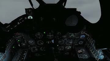 DCS Night Storm Navigation and Landing Attempt in the MiG-19P with commentary