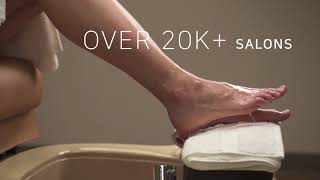 [US Crystal] PREMIUM PEARL SPA with real pearl powder - 6- Step Deluxe Spa Pedicure in a Box