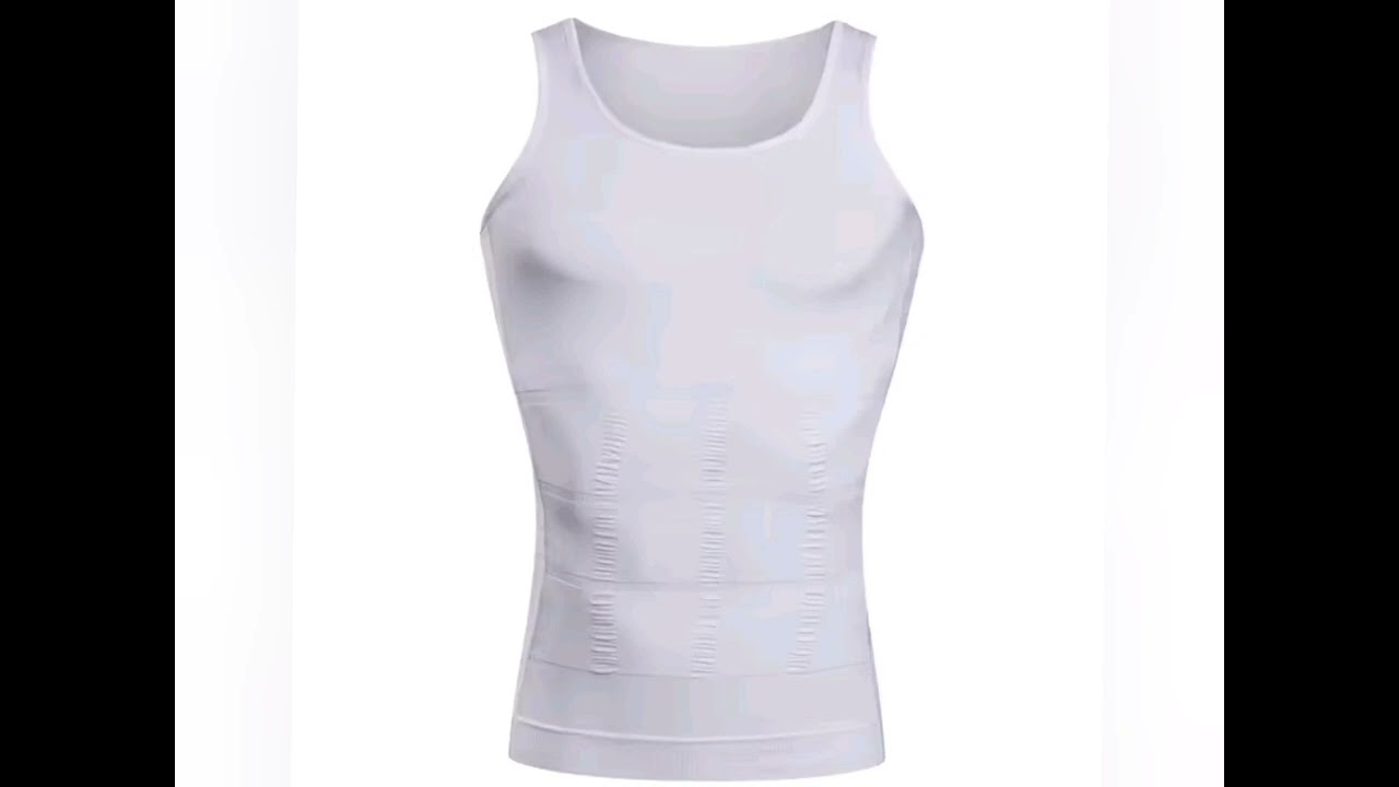 2594=Rs 5$ YBFDO Men Body Shaper Slimming Compression Vest Undershirt link in Discription 