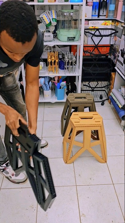 Ksh1999Portable Collapsible Stool Very Strong for Heavy Work. Useful at home, schools, office, etc