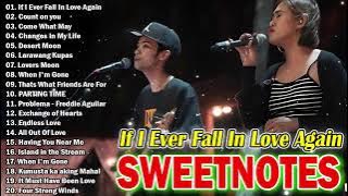 SWEETNOTES Most Beautiful Love Songs 💟 If I Ever Fall In Love Again🌺 SWEETNOTES Cover Playlist 2024