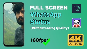 How to make full screen videos|Whatsapp Status|Without Losing Quality|Telugu Tutorial|Tech Bhargav