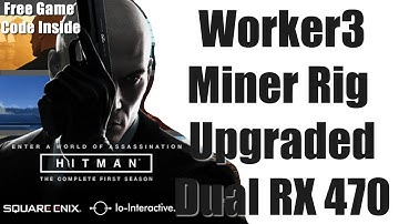 Worker 3 Mining Rig Upgraded to Dual RX 470 Graphics Cards