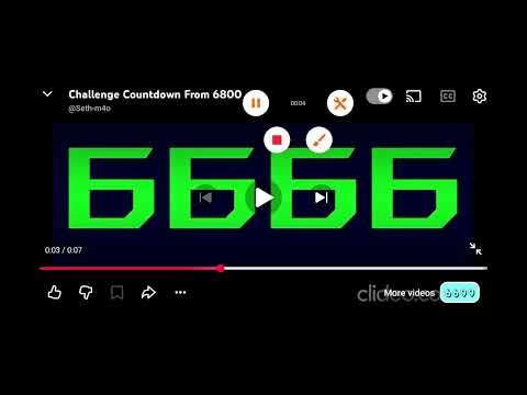 Challenge Countdown from 6800