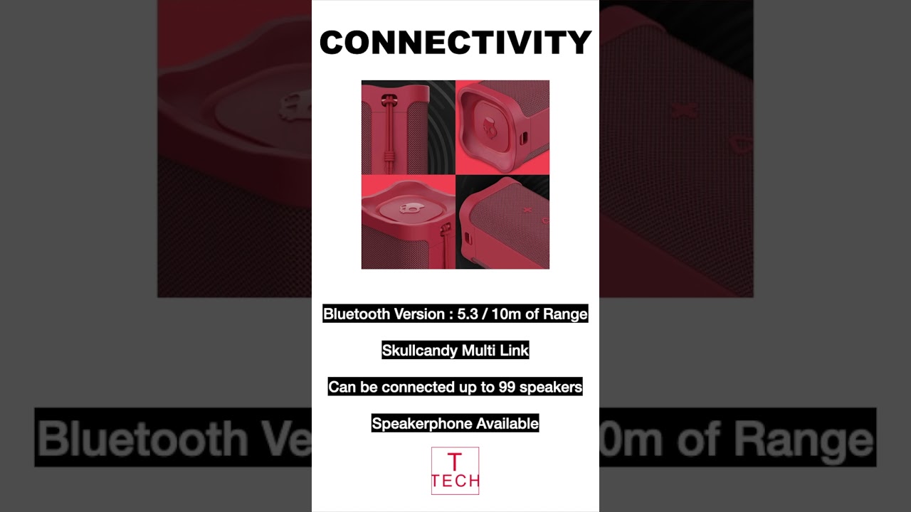 Skullcandy Terrain XL Bluetooth Wireless Speakers | Specifications | Features 