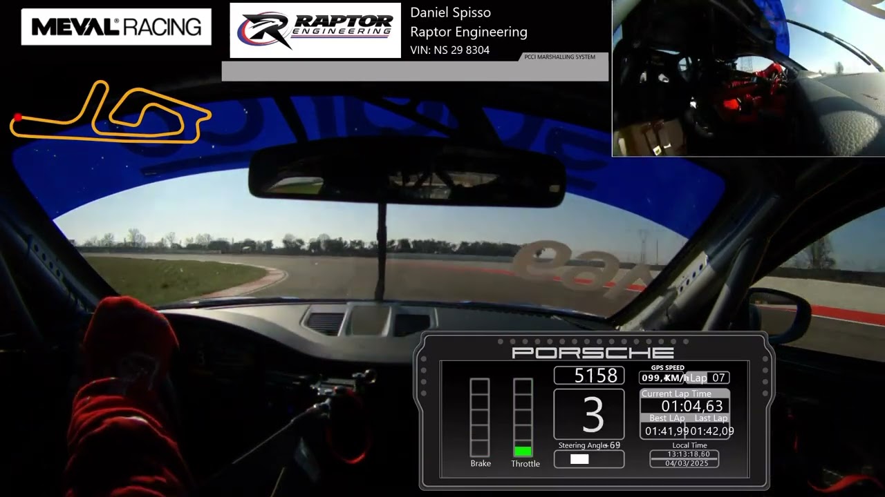 Adrenaline with Porsche 992 GT3 Cup  / Cremona Circuit, Italy.  ON Board Cam