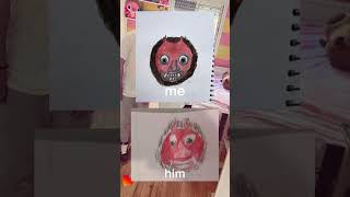 Drawing challenge with my boyfriend 👹❤️‍🩹🐢🎱