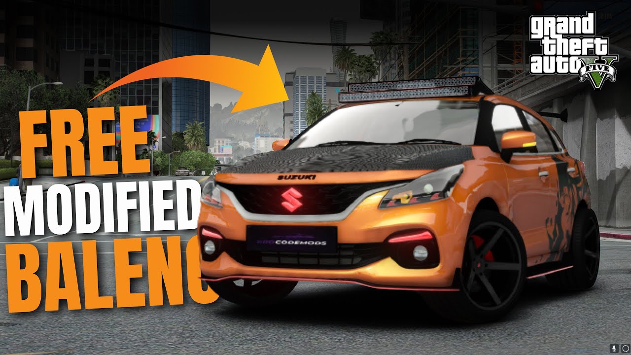 HOW TO INSTALL FREE MODIFIED BALENO MOD GTA V | BALENO | BroCode Mods