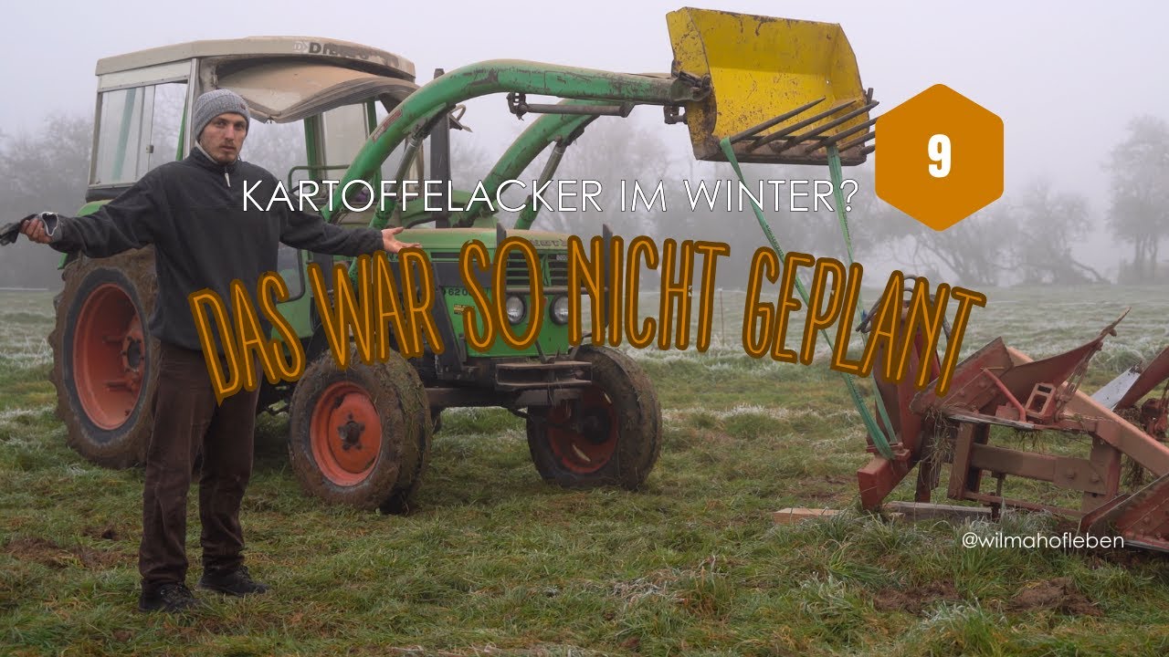 Der erste Schritt Richtung Selbstversorgung - Kartoffelacker & Montage der Dachrinne | No.9