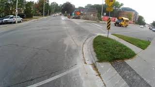 2017 0918 School Bus Near Miss on McRae