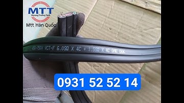 Cáp dẹt cầu trục 6SQx4C+1.5SQx4C -  Ray điện cầu trục - Ray điện hộp kín - Chổi tiếp điện cầu trục