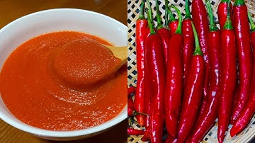 Cách làm tương ớt tại nhà thơm ngon sánh mịn an toàn hợp vệ sinh