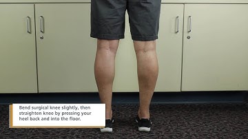 Standing Terminal Knee Extension | Physical Therapy Exerices