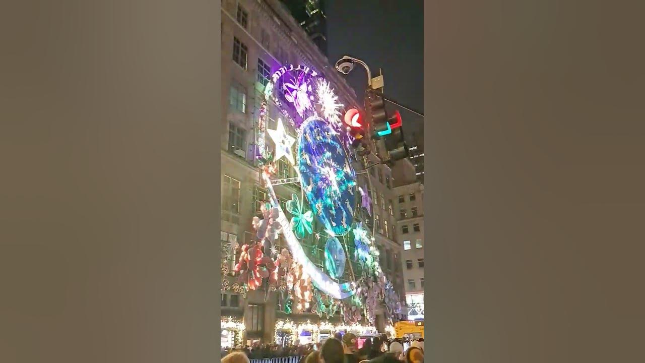 NYC MACY'S CHRISTMAS LIGHT SHOW nyc christmas YouTube
