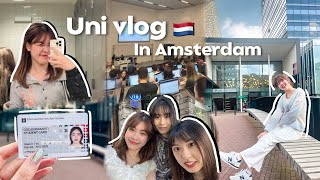 first week of uni | University of Amsterdam 🇳🇱🍌🎨  living the dutch student life