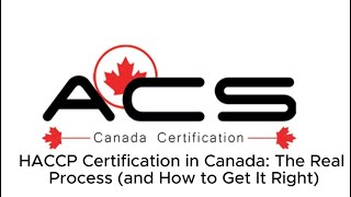 HACCP Certification in Canada