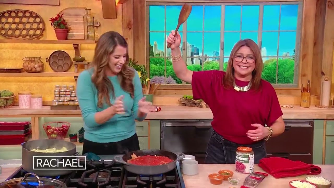 Rachael Ray: Chef Kelly Senyei with a Time-saving Skillet Lasagna + Get Schooled on Grammar! 3/6/23