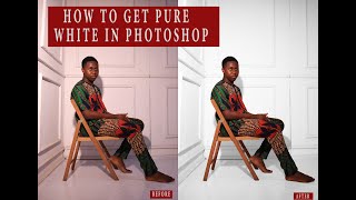 HOW TO GET A PURE WHITE BACKGROUND