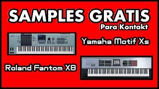 Samples de piano para kontakt (Roland Fantom X8 - Motif Xs)