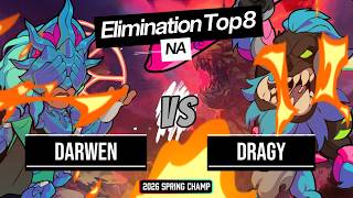 DARWEN vs DRAGY - Elimination Top 8 - Brawlhalla NA 1v1 Spring Championship 2026 | Lady Vera vs Xull
