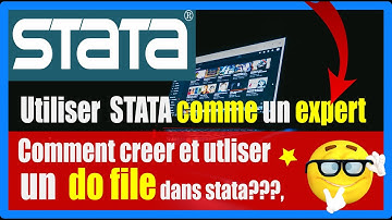 Comment créer un "do file" dans stata ? | Utiliser Stata comme un expert.