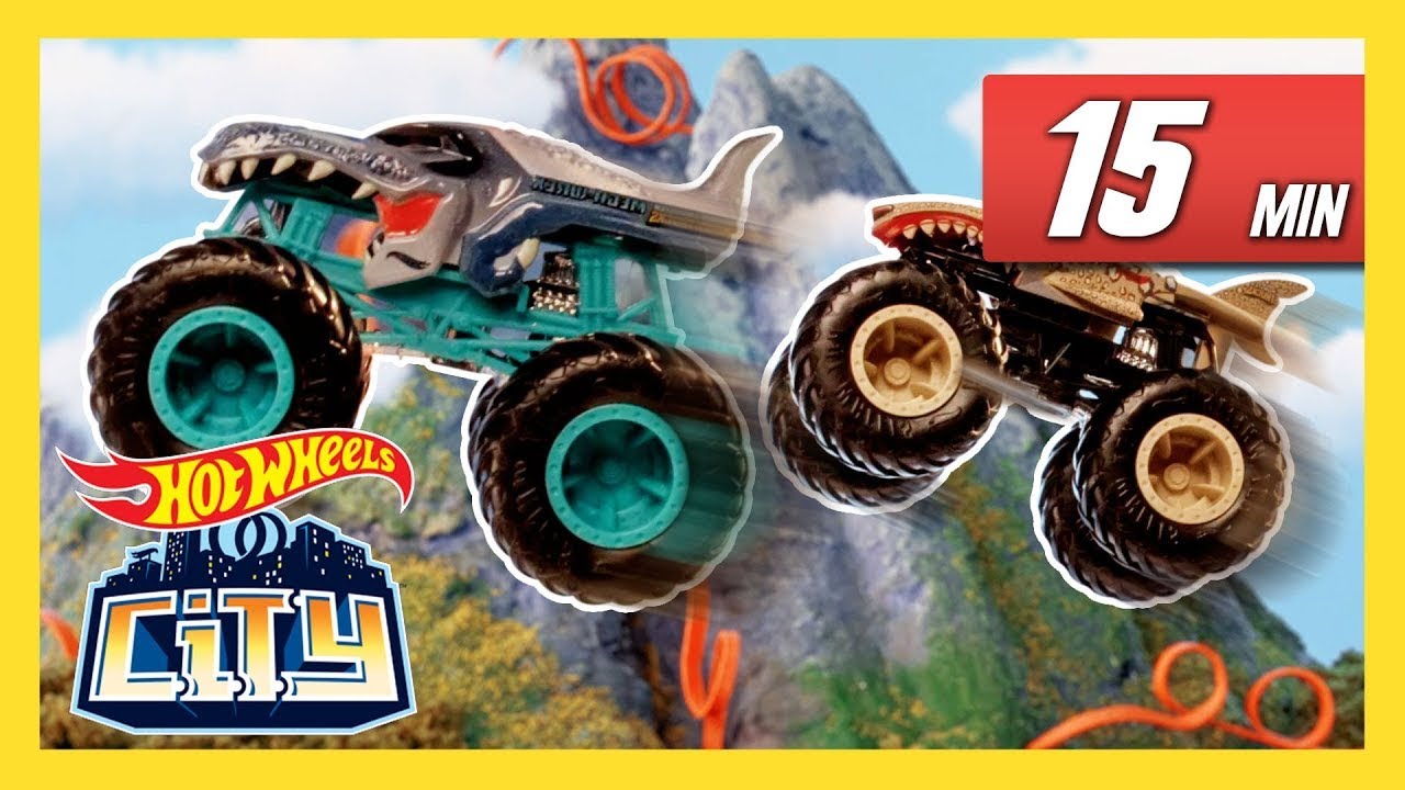 ☃️ Monster Jam & Hot Wheels Monster Trucks RACING 🗻 Snow