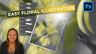 Easy Floral Illustration Tips - Expressive Tulips - GLITCH Brushes with Soft WATERCOLOR Effect 😱 screenshot 3