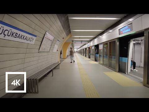 🇹🇷ISTANBUL TÜRKİYE | NEW M8 Metro (Bostancı - Dudullu - Parseller) MAYIS 2023 Yürüyüş turu 4K |60fps