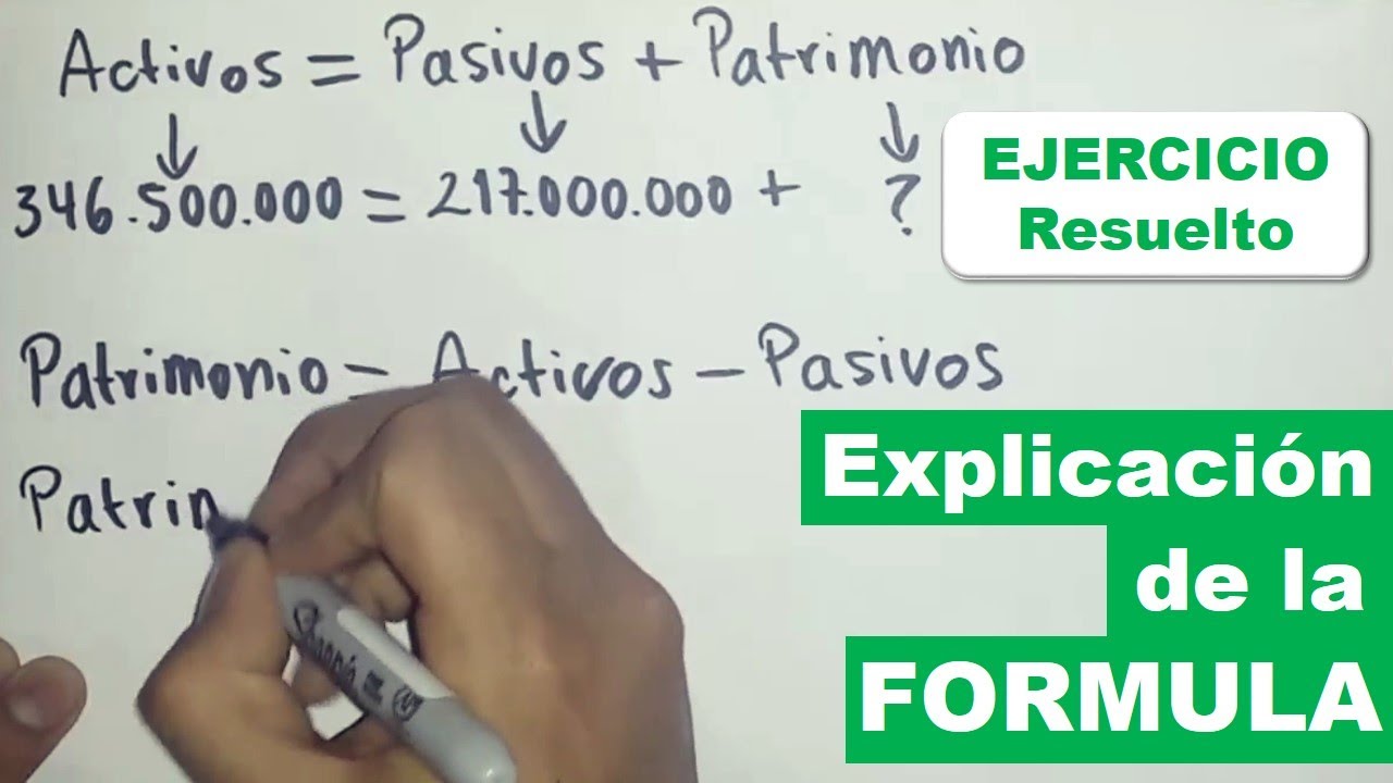 Ejercicio de ECUACION PATRIMONIAL 👉 Actividad del curso Cuentas