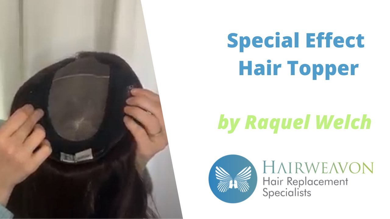 Special Effect Top Hair Piece | Human Hair Topper | Colour Shown R1HH Black