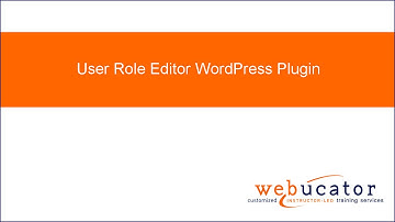 User Role Editor WordPress Plugin