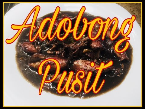 Adobong Pusit/Squid||Pinoy Dish