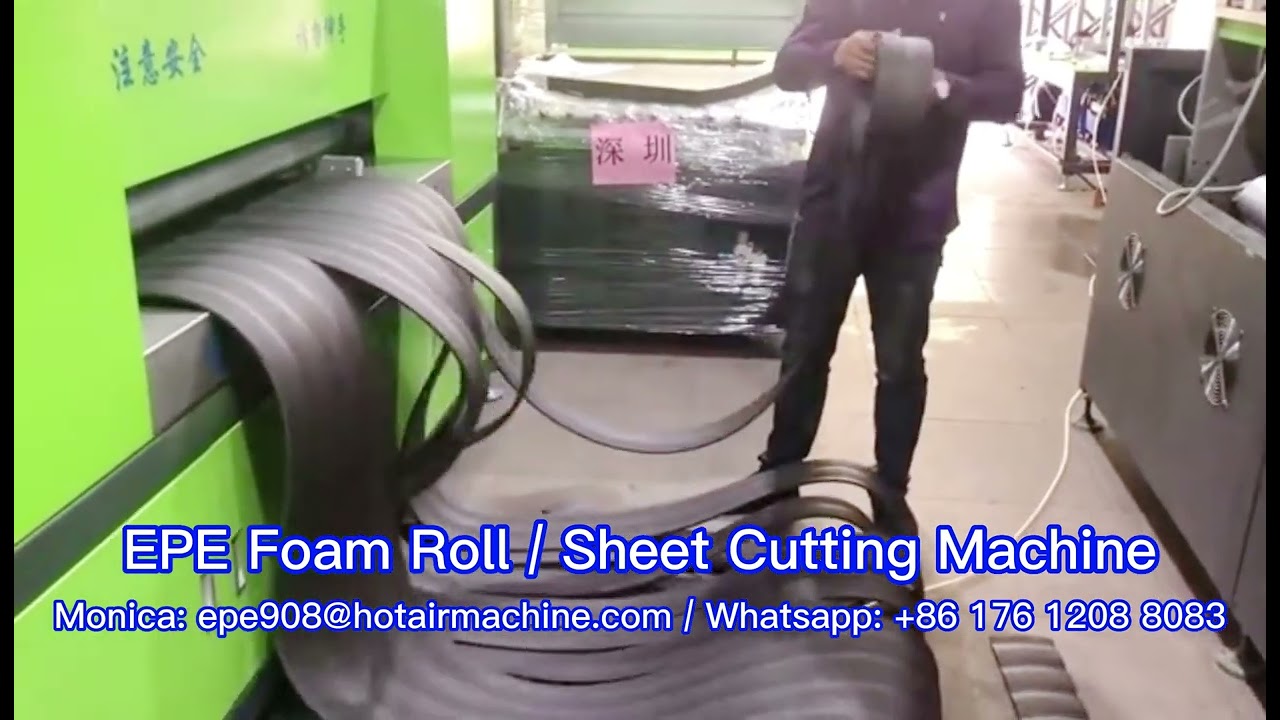 EPE Foam Vertical & Horizontal Slitting Machine Foam Roll Cutting
