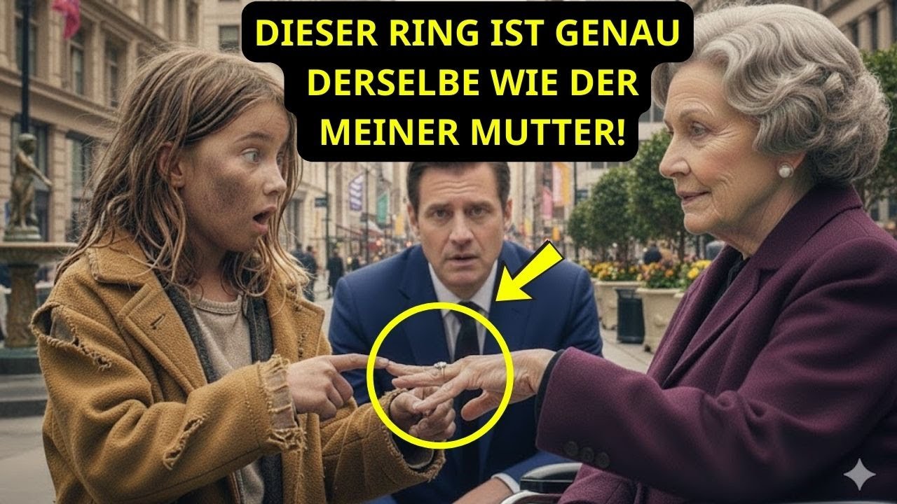 „Ein armes Mädchen sagte zur Millionärin: ‚Meine Mama hat genau so einen Ring!‘ — und sie brach in