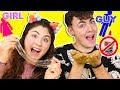 GUY VS GIRL NO GLUE SLIME | TESTING DIFFERENT SHAMPOO FOR SLIME | Slimeatory #290