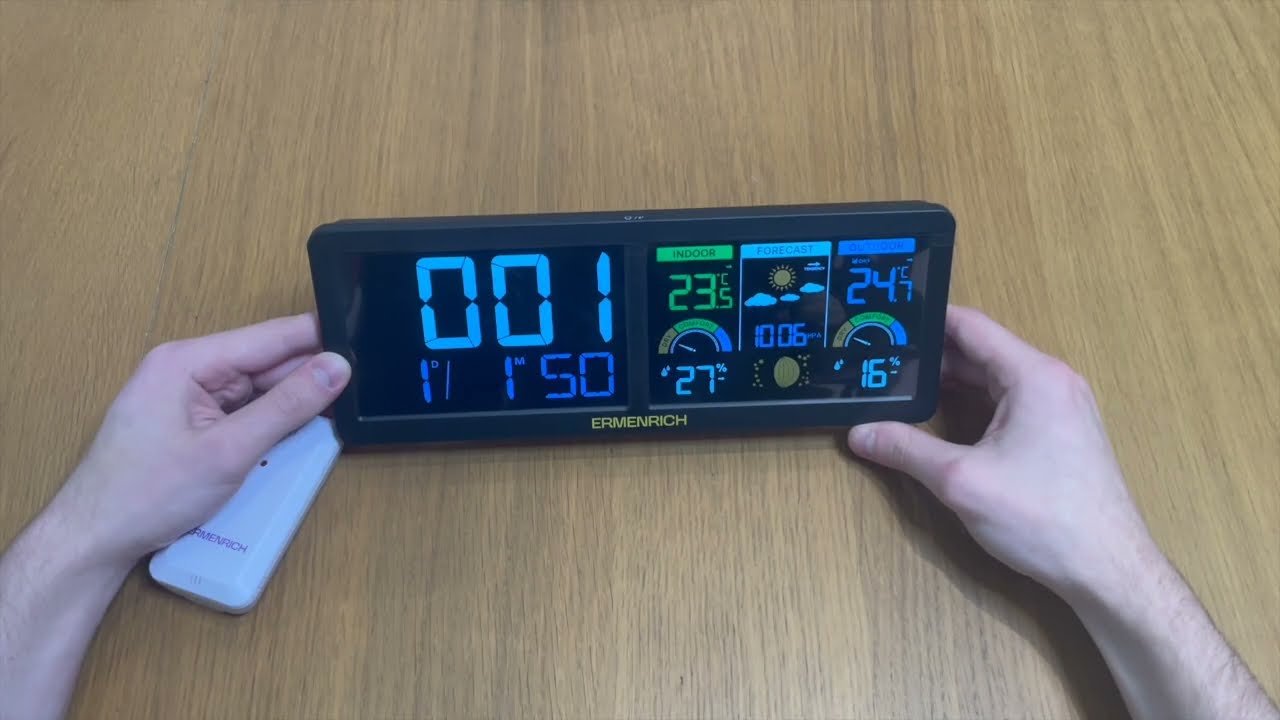 Метеостанция Ermenrich Report WR70 | Ermenrich – видео распаковки